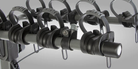 Buzzrack Buffalo 4 Bike Rack - Premium Tow Ball Mounted Carrier for 4 Bikes