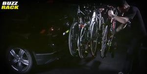 Buzzrack Buzzwing 4 Bike Rack - Tow Ball Mounted Folding Platform Carrier for 4 Bikes