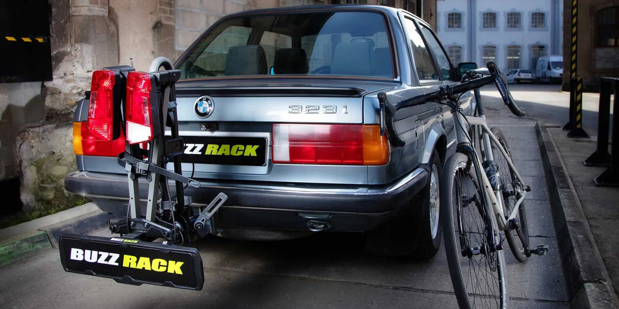 Buzzrack Eazzy 1 Bike Tow Bar Rack - Folding Platform with 13-Pin Plug