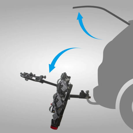 Buzzrack Scorpion Lite 3 Bike Rack - Tow Bar Mount for E-Bikes with 13-Pin Plug