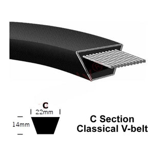 C105 V-Belt | 2667mm - Connor Topper
