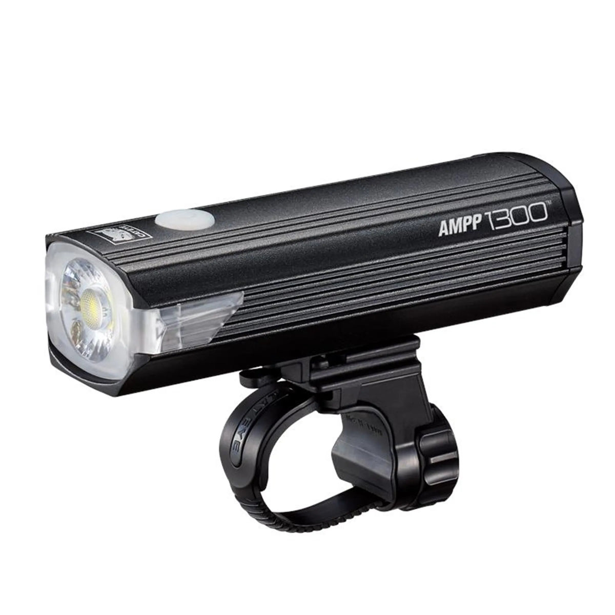 CatEye AMPP 1300 Front Bike Light - 1300 Lumen USB-C Rechargeable with Wide Beam