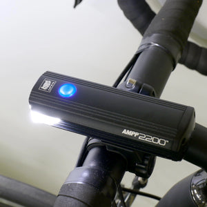 CatEye AMPP 2200 Front Bike Light - 2200 Lumen USB-C Rechargeable with Ultra Boost Mode