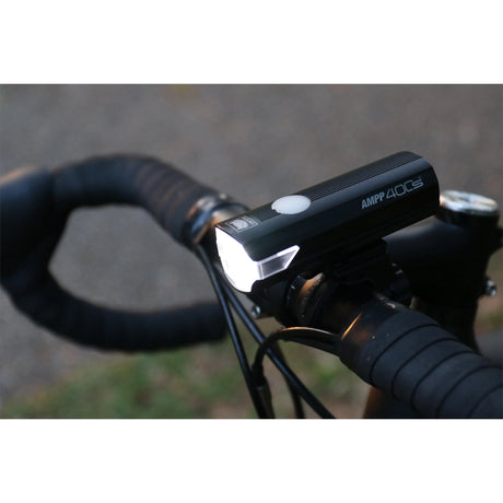 Cateye AMPP 400S Front Bike Light - 400 Lumen USB-C Rechargeable with 5 Modes