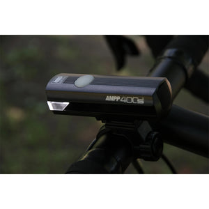 Cateye AMPP 400S Front Bike Light - 400 Lumen USB-C Rechargeable with 5 Modes
