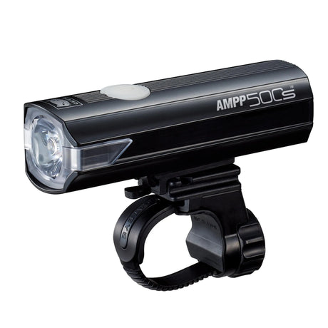 Cateye AMPP 500S Front Bike Light - 500 Lumen USB-C Rechargeable with Wide Beam