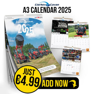 Clarkes of Cavan 2025 Calendar A3 Size