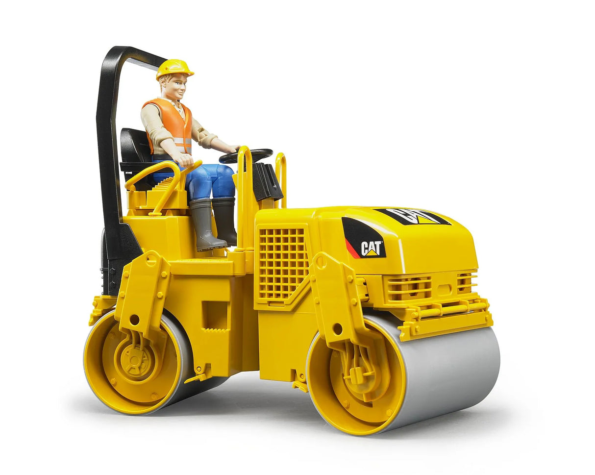 Bruder CAT Asphalt Drum Compactor Roller