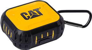 CAT TWS Headphones Black/Yellow - Wireless Bluetooth 5.3, IP55 Dust & Water Resistant