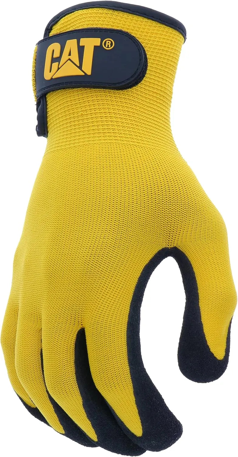 Caterpillar Men's Nitrile Coated Gloves - Black | Cut Resistant CAT017416