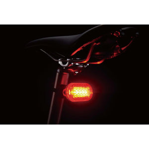 CatEye EL-135 / Omni 5 Bike Light Set - Front & Rear LED Lights | Long Battery Life