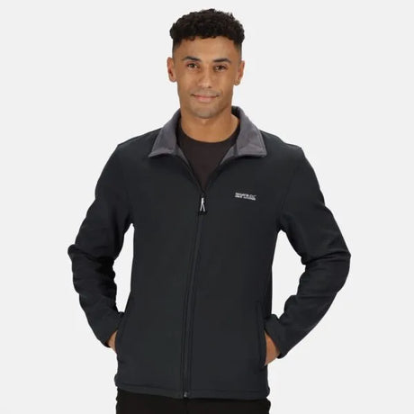 Regatta Men's Cera V Wind Resistant Softshell Walking Jacket Black