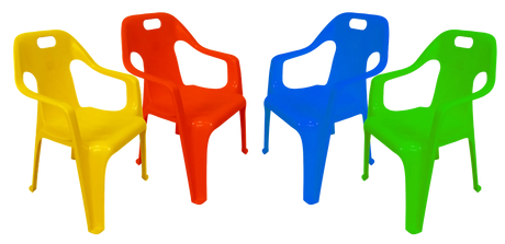 Kids Plastic Stackable Chair -Indoor & Outdoor
