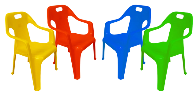 Kids Plastic Stackable Chair -Indoor & Outdoor