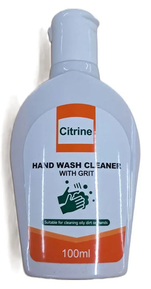 Citrine 100ml Hand Wash Cleaner with Grit - Pocket-Sized Heavy Duty Hand Cleaner