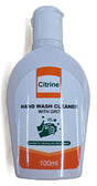 Citrine 100ml Hand Wash Cleaner with Grit - Pocket-Sized Heavy Duty Hand Cleaner