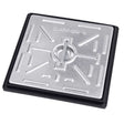 Clark Drain 10 Tonne GPW Steel Lidded Manhole Cover and Frame 300 x 300 x 30mm