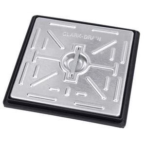 Clark Drain 10 Tonne GPW Steel Lidded Manhole Cover and Frame 300 x 300 x 30mm