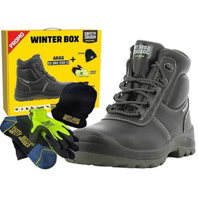 Aras Winter Box with Work boots, Winter Hat, Gloves and Socks