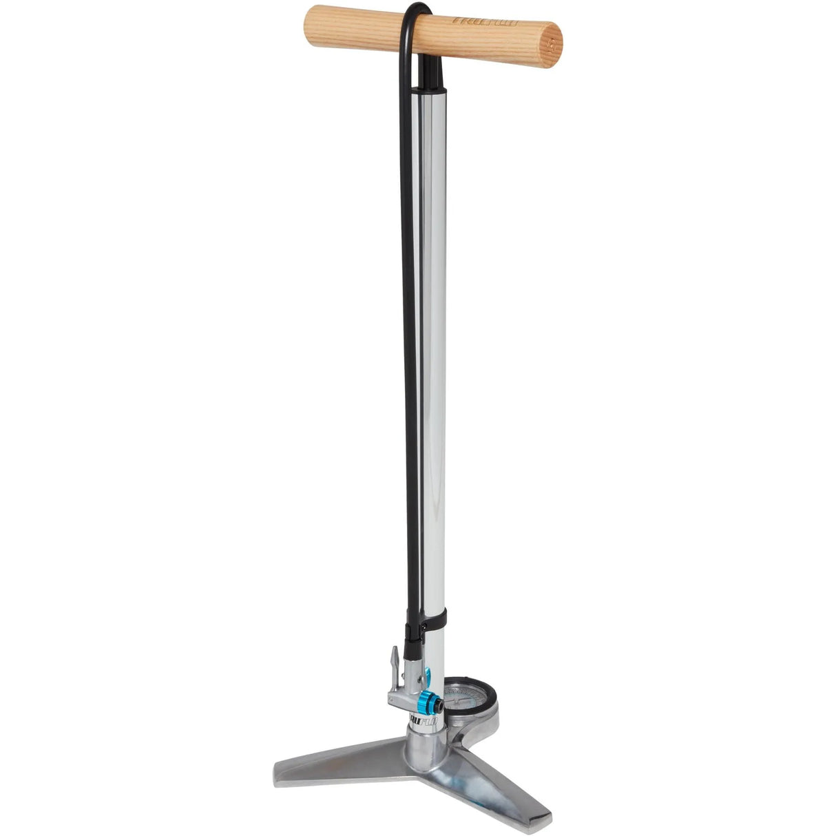 Classictrax Floor Pump QA4417 - High Pressure Bicycle Pump with Gauge & Twin Valve