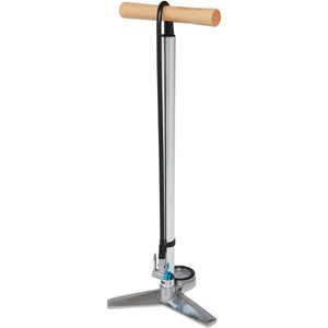 Classictrax Floor Pump QA4417 - High Pressure Bicycle Pump with Gauge & Twin Valve