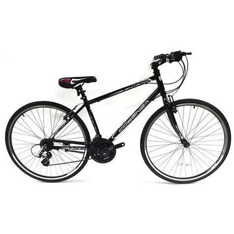 Bentini 700 Cosenza Hybrid Gents Bike - 21 Speed, Lightweight Aluminium Frame, Adjustable Stem