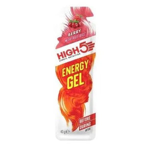 High5 Energy Gels – 23g Carbs, Natural Fruit Juice, Vegan-Friendly