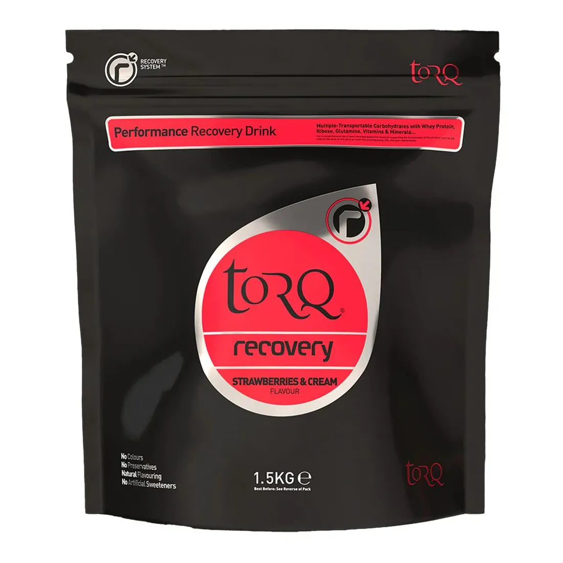 TORQ Recovery Drink - 3:1 Carbohydrate:Protein, Whey Protein, Glutamine, Ribose, Natural Ingredients