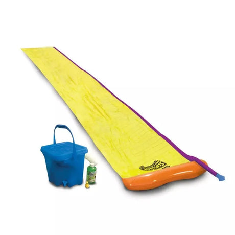 Foam Party Slip N' Slide Single Lane - Complete Set with Foam Solution and Pool