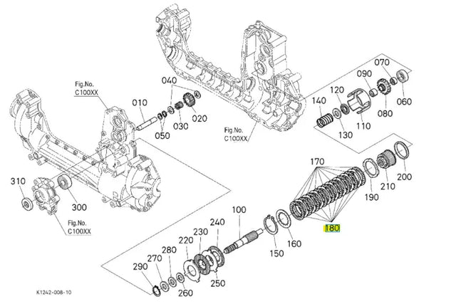 Kubota Clutch Disc K125314880