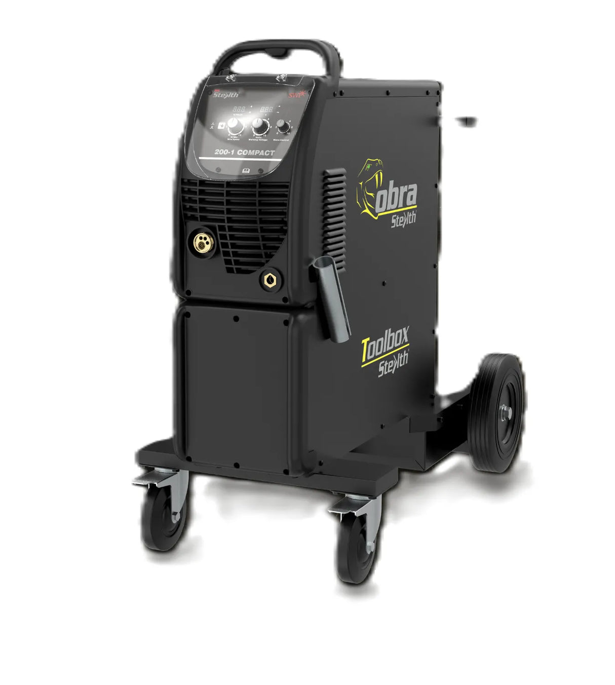 Cobra by Stealth 200-1 2R Compact MIG Welding Machine 9134H  - 230V, Trolley-Mounted 
