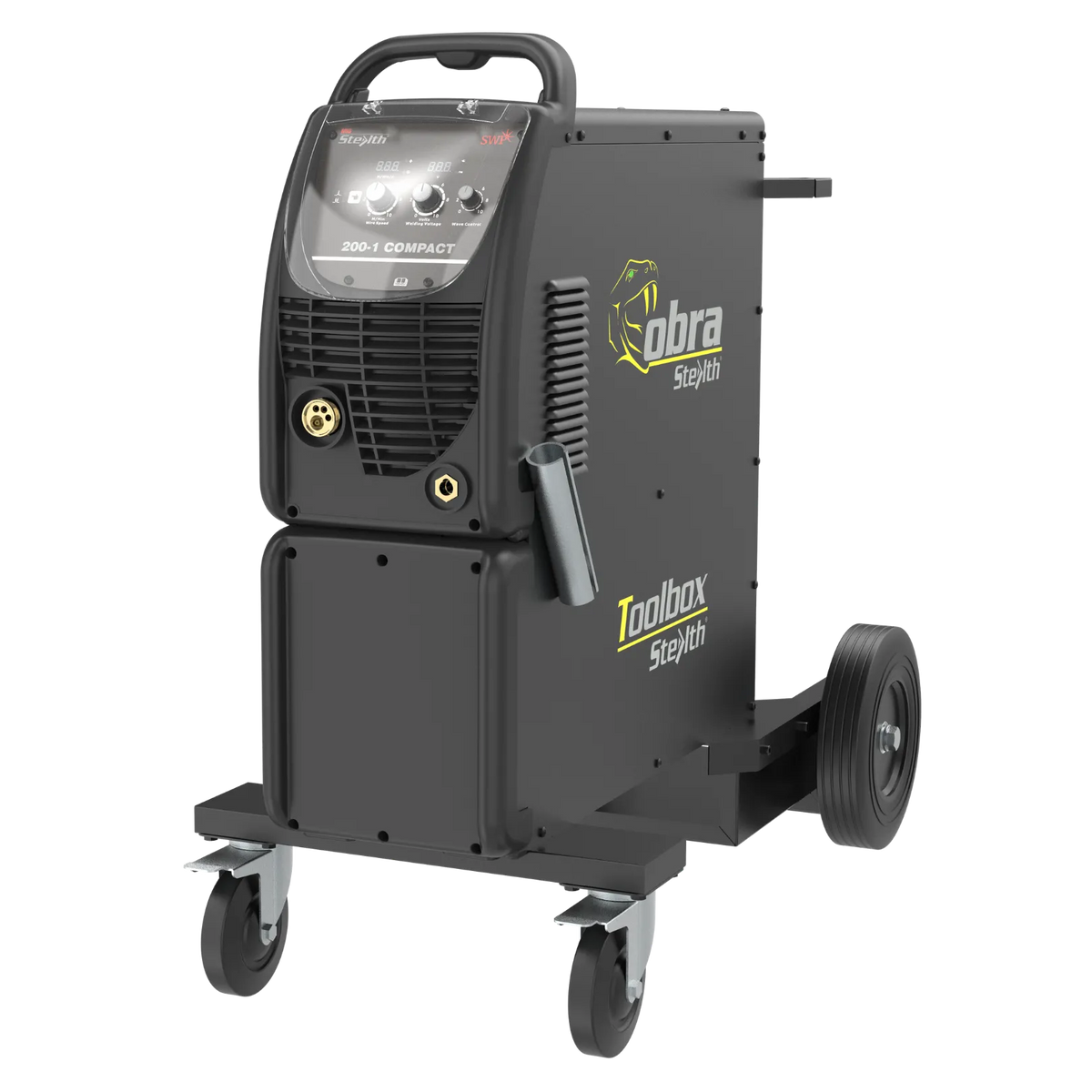 Cobra by Stealth 200-1 2R Compact MIG Welding Machine 9134H  - 230V, Trolley-Mounted 