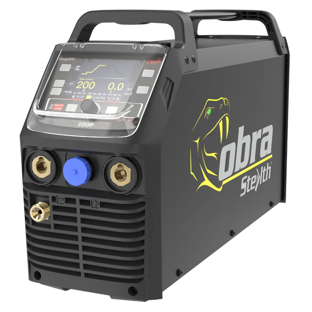 Cobra by Stealth 200P LCD PFC MV TIG Welding Machine 9110H - Multi-Voltage, HF Start