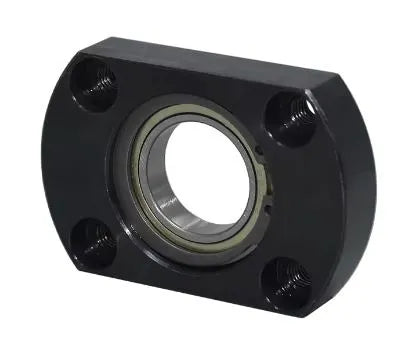 Compact Carbon Steel Single Bearing Seat with Retaining Ring Flange 