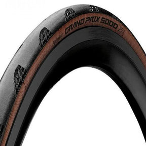Continental Grand Prix 5000S TR Black/Trans 700x25c - Tubeless Ready | Black Chili Compound