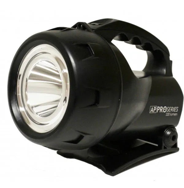 CREE 6V Battery Spotlight - 220 Lumens | 45-Hour Battery Life, 300m Beam, IPX4 Water Resistant