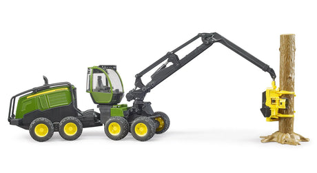 Bruder John Deere 1270G Forestry Harvester with One Tree Trunk