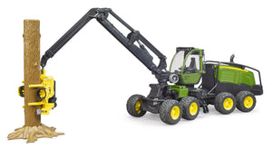 Bruder John Deere 1270G Forestry Harvester with One Tree Trunk