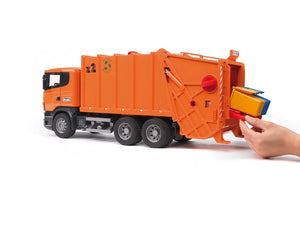 Bruder Scania R-Series Garbage Truck (orange)