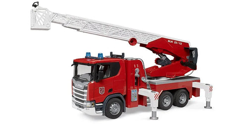 Bruder Scania Super 560R Fire Engine Toy | Ladder, Water Pump, Light & Sound