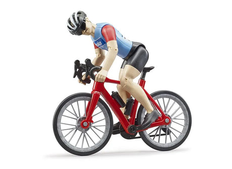 Bruder Racing Bicycle with Cyclist
