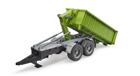 Bruder Green Hook Lift Trailer for Tractors