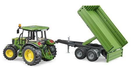 Bruder John Deere 5115M with Tipping Trailer