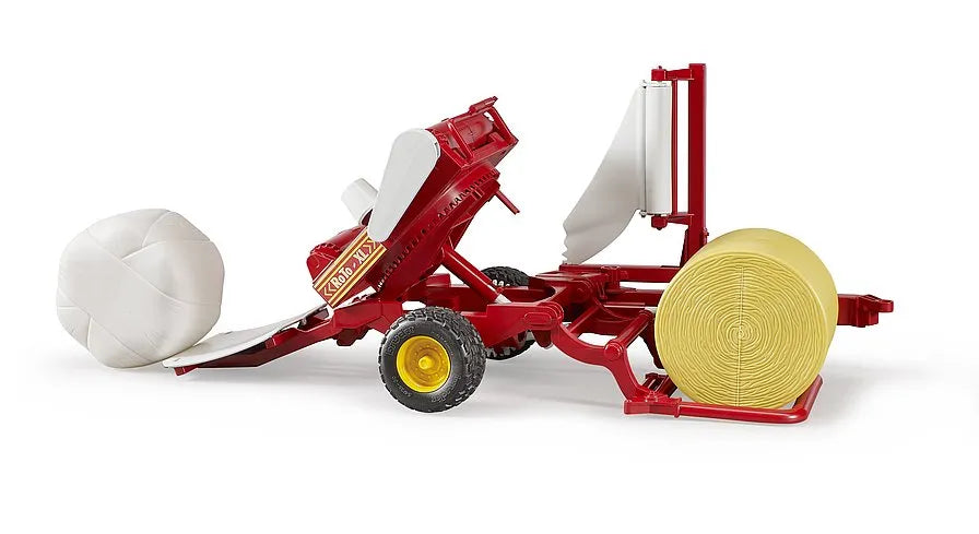 Bruder Bale wrapper with Round Bales