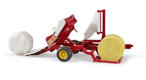 Bruder Bale wrapper with Round Bales