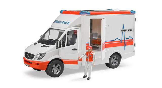 Bruder Mercedes Sprinter Ambulance with Driver