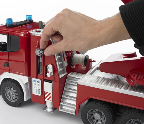 Bruder Scania R-Series Fire Engine with Water Pump