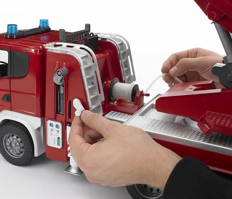 Bruder Scania R-Series Fire Engine with Water Pump