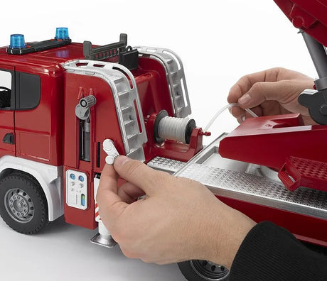Bruder Scania R-Series Fire Engine with Water Pump