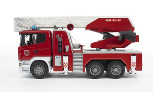 Bruder Scania R-Series Fire Engine with Water Pump